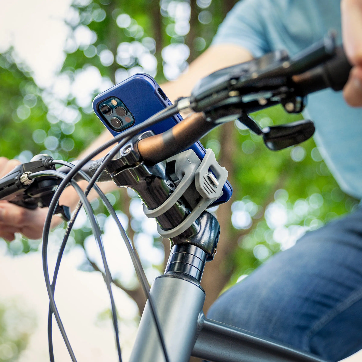 Soporte Smartphone Para Bicicleta Nite Ize Handleband Gris 100% U S A