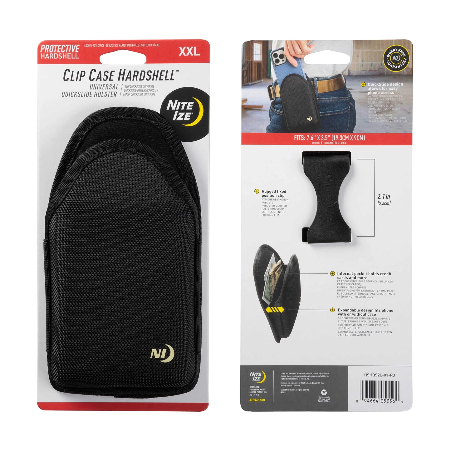 Funda Rígida Clip Case Universal Quick Slide Nite Ize 100% U S A