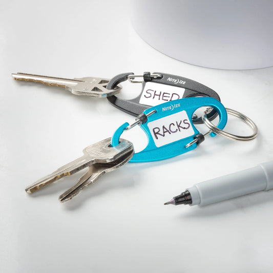 Nite Ize Pack 2 Identikey Slidelock® Dual Carabiner Aluminum USA