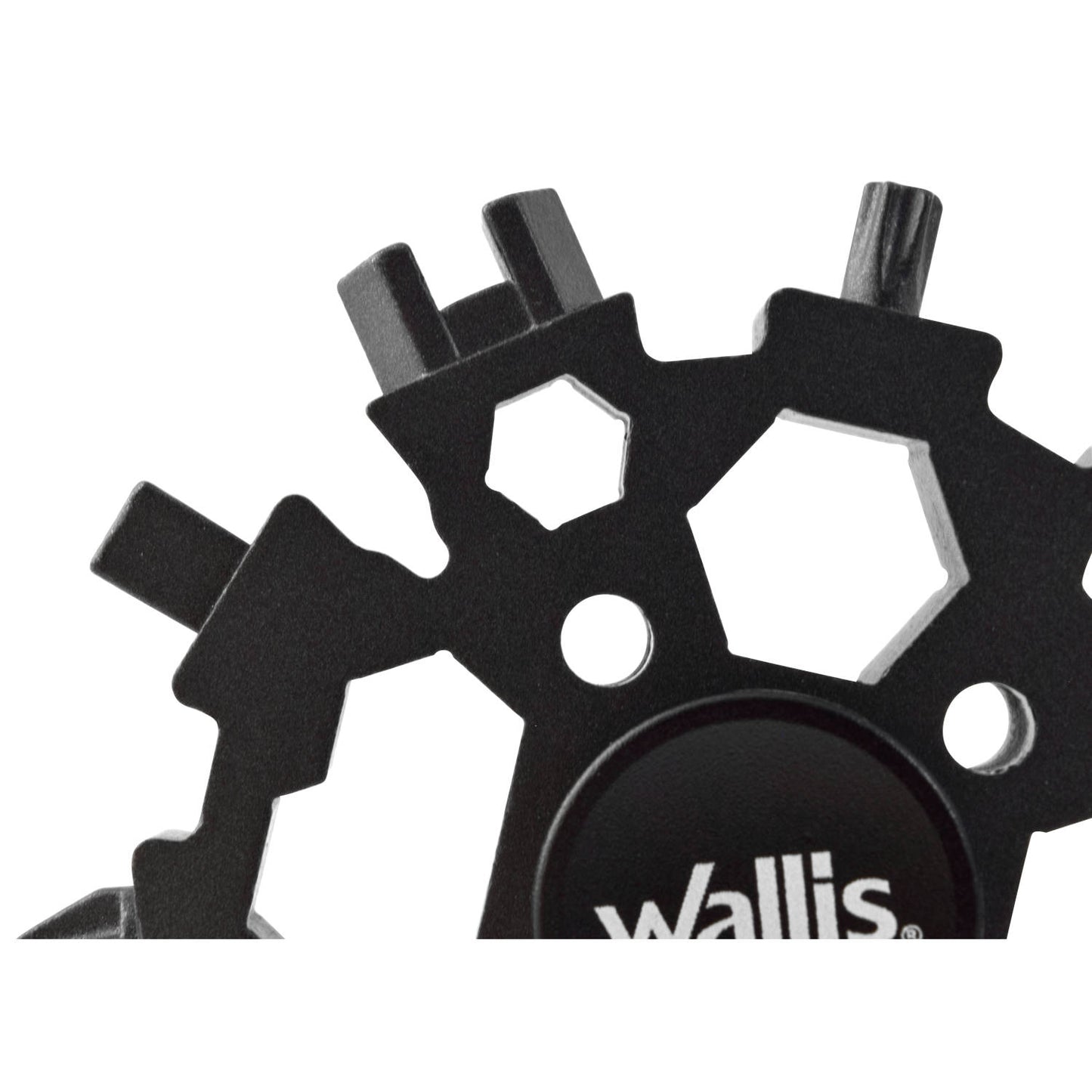 WALLIS Multiherramienta Universal Portátil, 22 Usos, Acero Inoxidable Negro.
