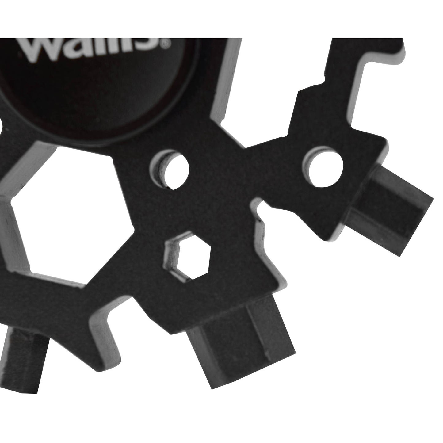 WALLIS Multiherramienta Universal Portátil, 22 Usos, Acero Inoxidable Negro.