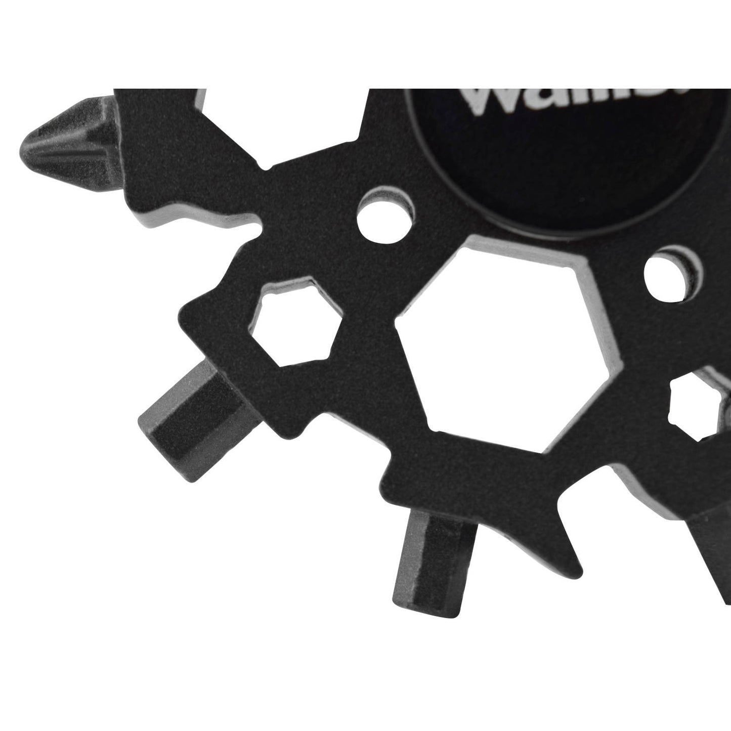 WALLIS Multiherramienta Universal Portátil, 22 Usos, Acero Inoxidable Negro.