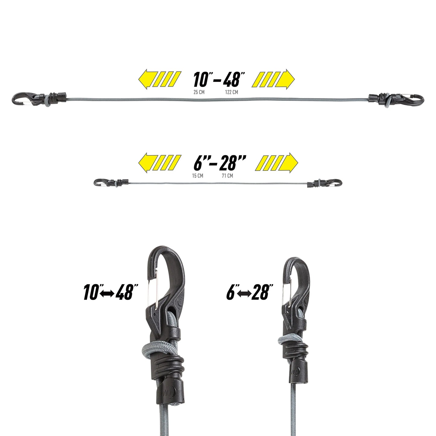 Nite Ize Knot Bone 5 Adjustable Bungee Cuerda Elastica Ajustable USA