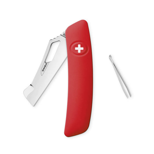 SWIZA Original Garden Injerto GS00, 4 - Funciones, Rojo Hecho en Suiza.