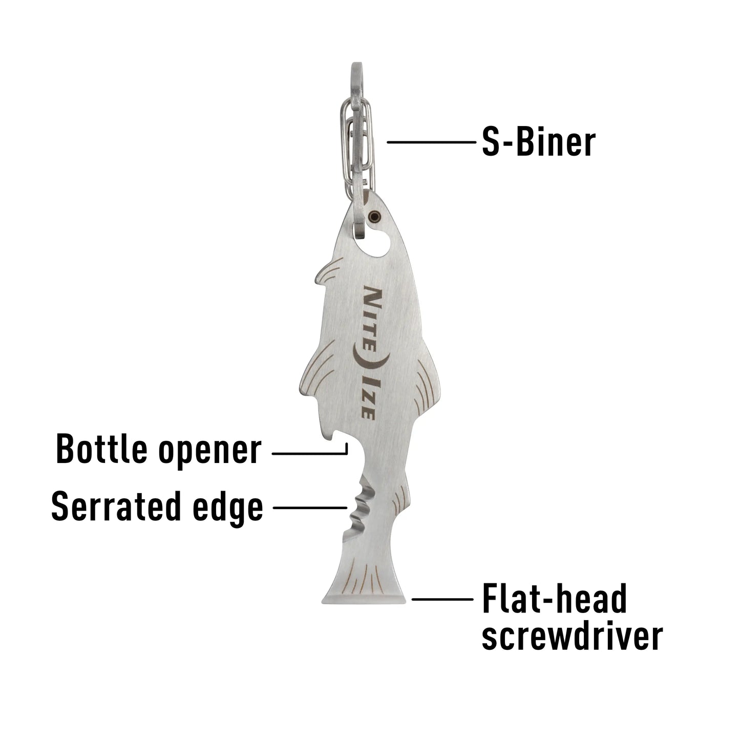 Nite Ize Doohickey Fishkey Key Tool 4 In 1 USA.