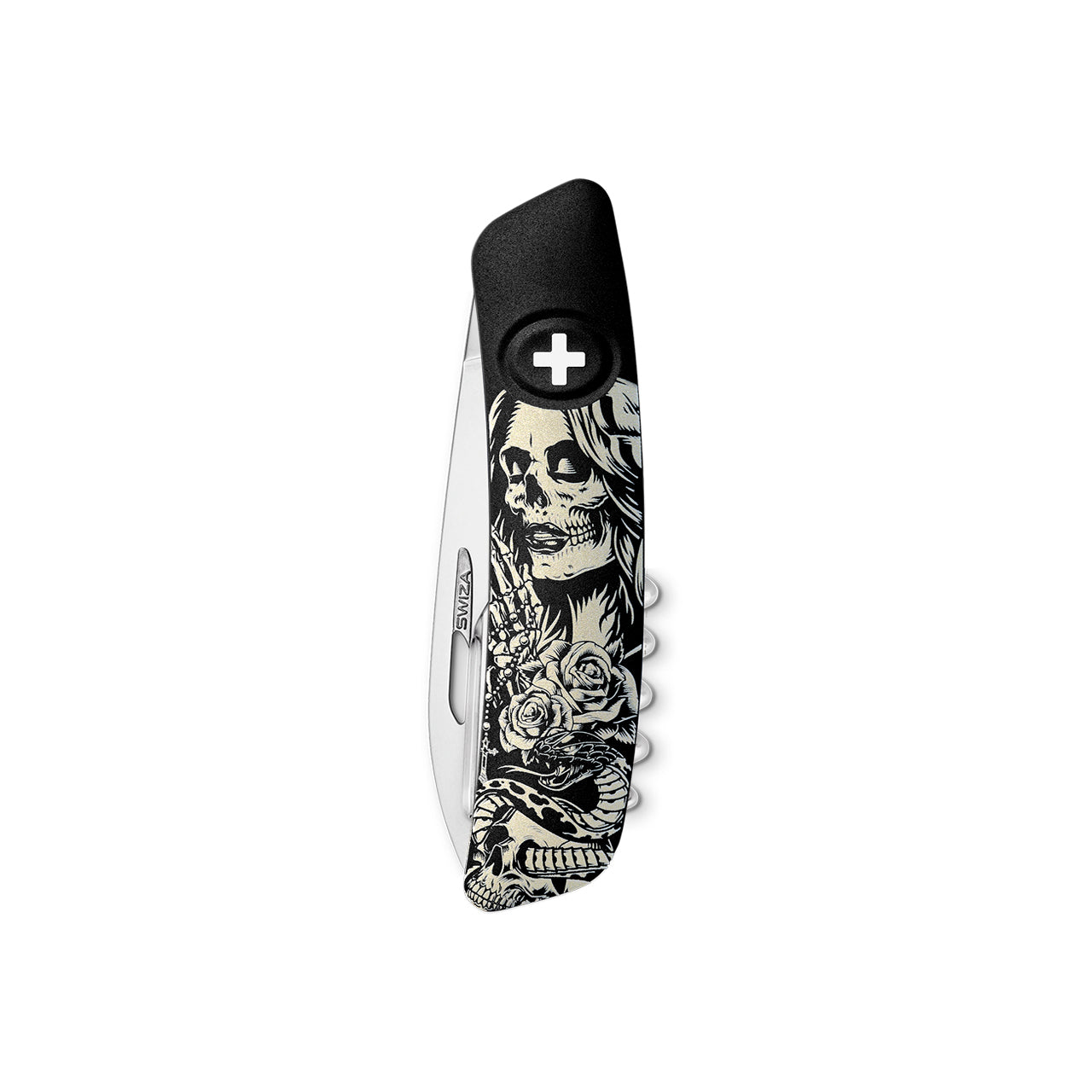 SWIZA Edición Especial Día De Muertos D03,  11 - Usos Negro Hecho en Suiza.