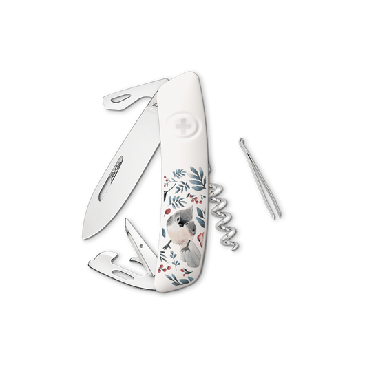 Navaja Edicion Especial Standard D03 Winter Sparrow 11 Usos Pajarillo