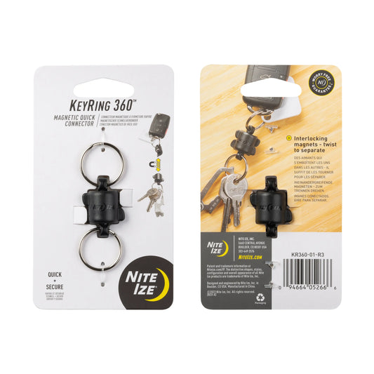 Nite Ize Keyring 360 Magnetic Quick Connector Neodymium Mag USA