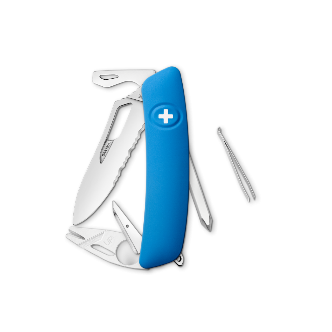 SWIZA Single Hand SH04 TR- TT, 12 - Funciones. Azul Hecho en Suiza.