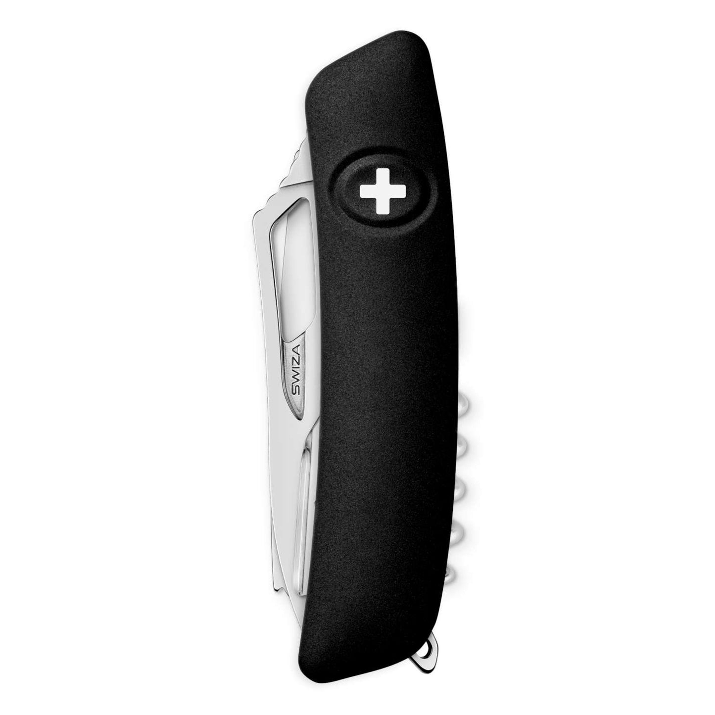 SWIZA Original Single Hand SH09 TR-HTT Wavy Edge, 14 - Usos Negro Hecho en Suiza.