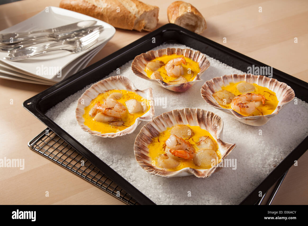 Pack 6 Conchas St. Jacques Para Cocinar Hornear O Bricolaje