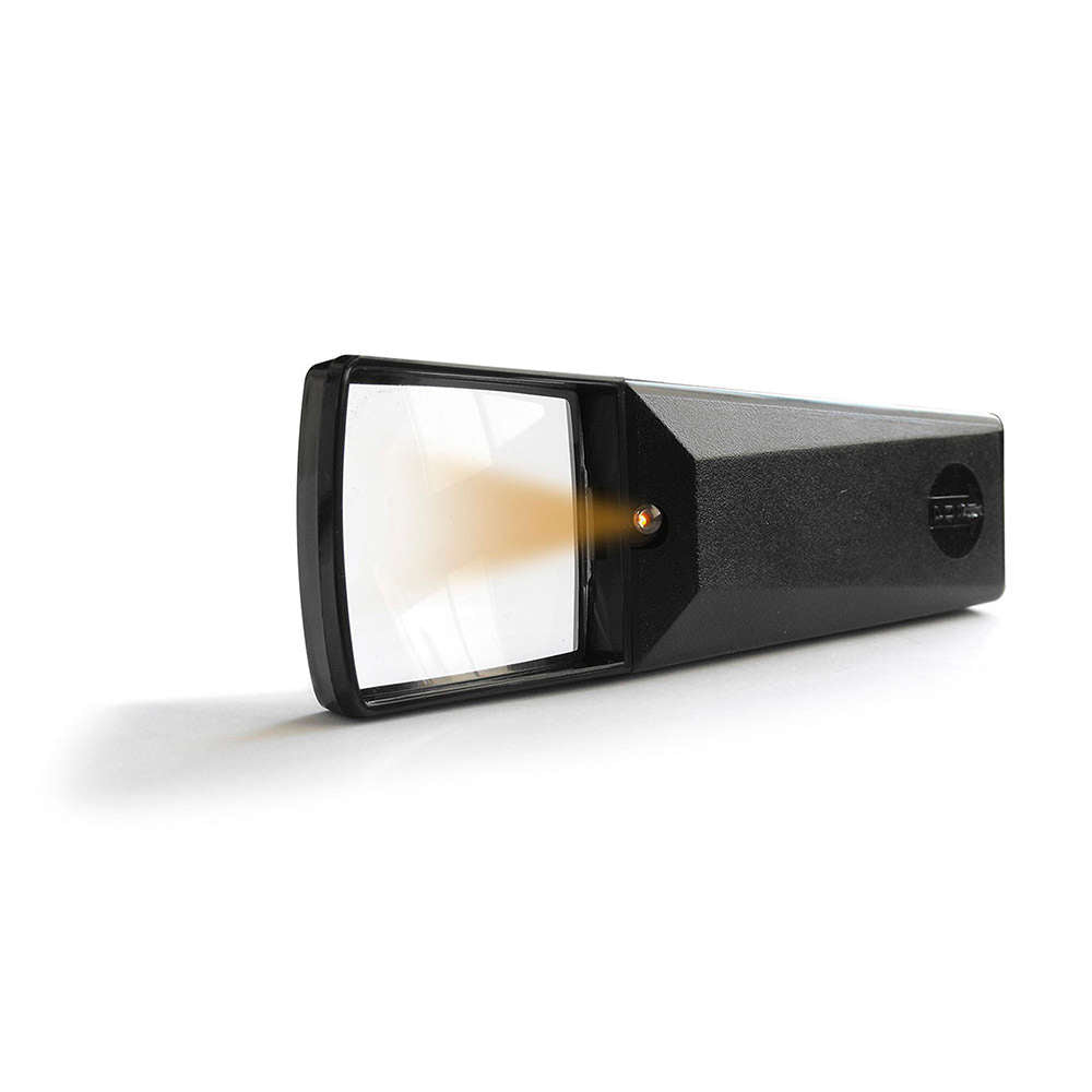 WALLIS Lupa Cuadrada de 2X, de 5.5x5cm, Con Luz, Negro.