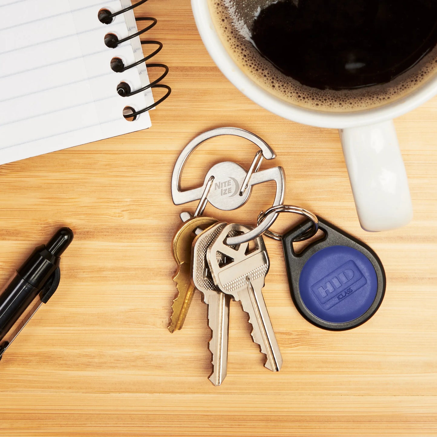 Nite Ize Medallion Key Carabiner Stainless Steel USA