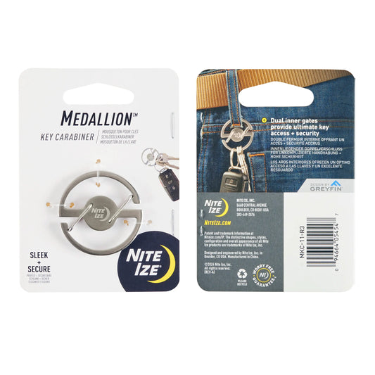 Nite Ize Medallion Key Carabiner Stainless Steel USA