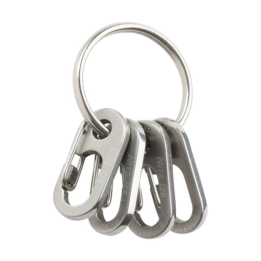 Nite Ize Keyring Microlink® 4 Eyelet Carabiner Stainlee Steel
