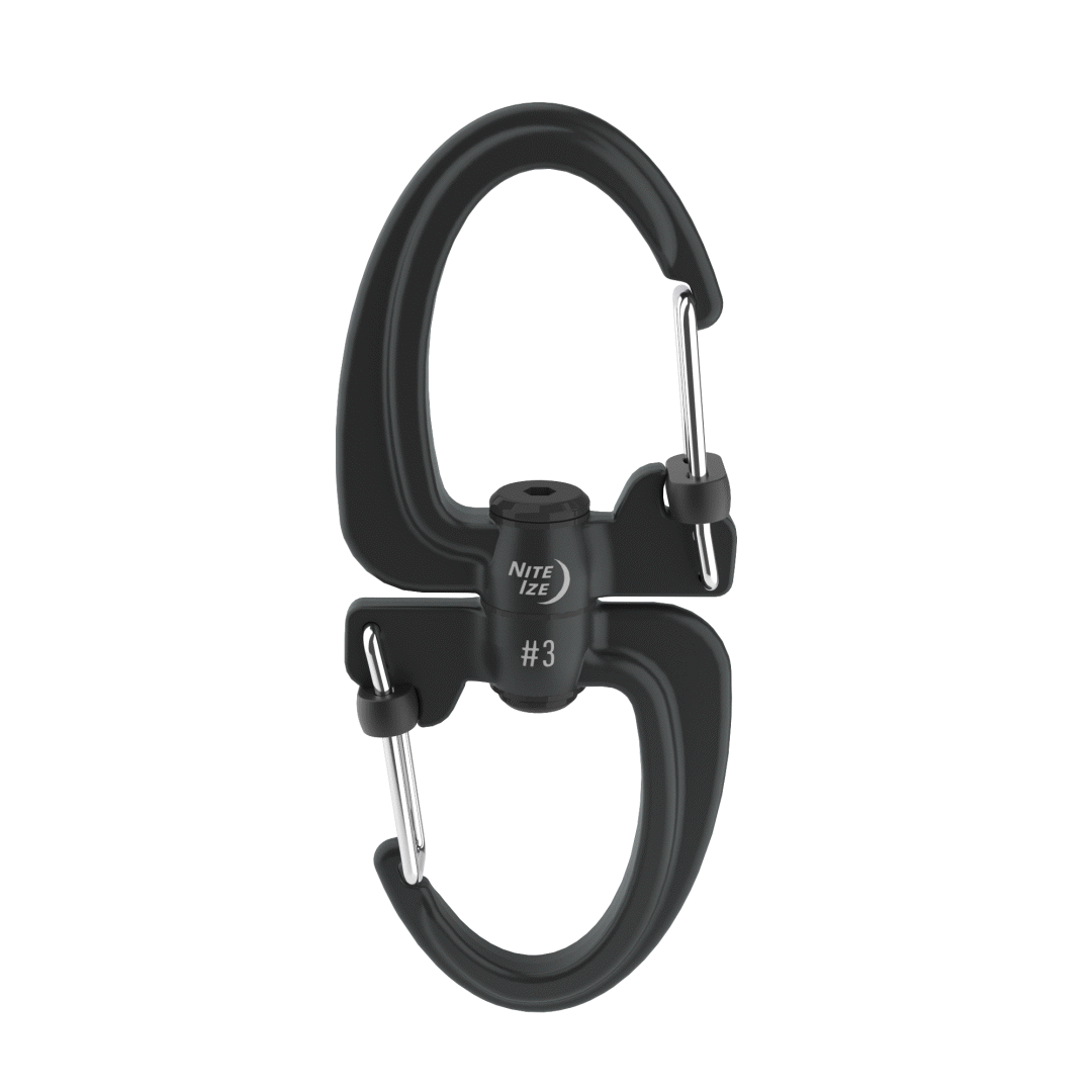 Nite Ize S-biner 360 Slidelock Dual Carabiner Stainlees #4, USA.