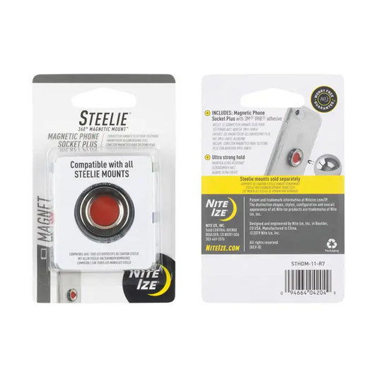 Nite Ize Steelie® Magnetic Phone Socket Plus - Enchufe Iman USA
