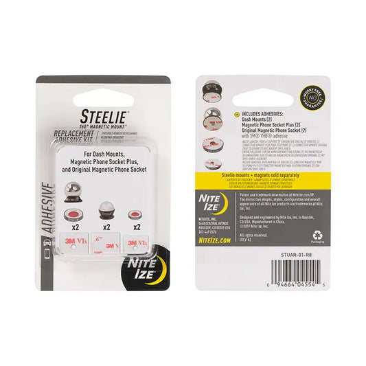 Nite Ize Kit De Reemplazo De Adhesivo Universal Steelie® USA.