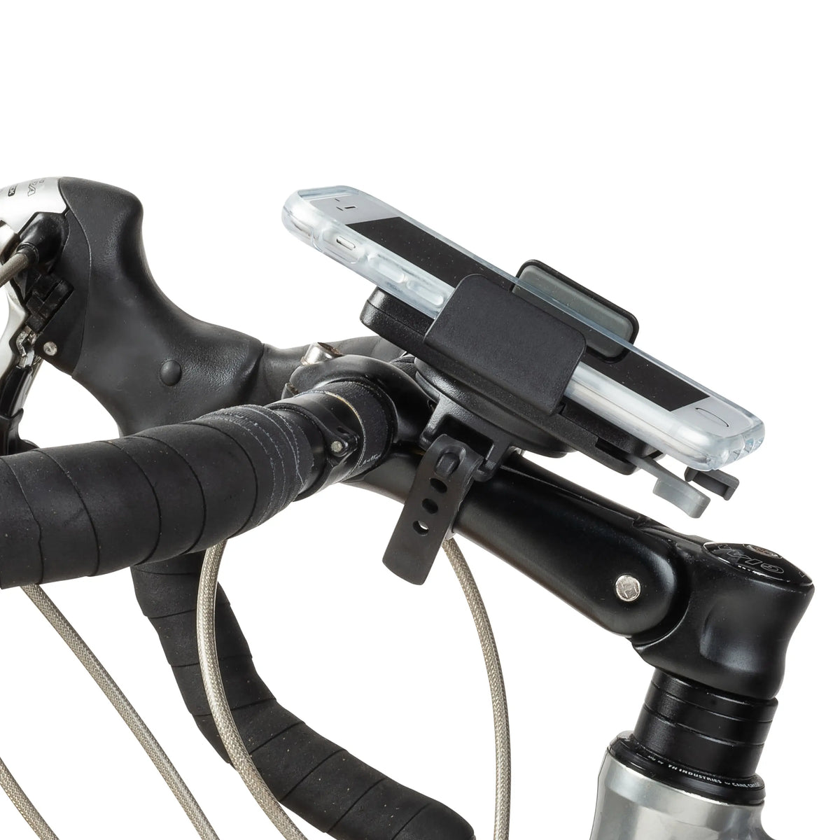 Soporte De Celular Para Bicicleta Squeeze Rotating 360° . Negro